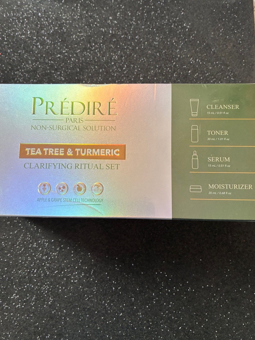 adidas Teal and Gold Clarifying Toner Set